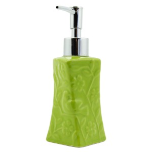 Lavin Seramik Sıvı Sabunluk Köşeli Yeşil