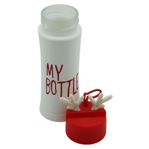 My Bottle Telefon Standlı Cam Matara Kırmızı