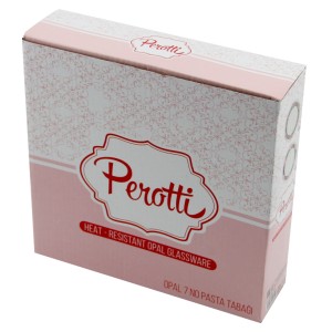 Perotti 6'lı Opal Tatlı Tabağı - Kalp