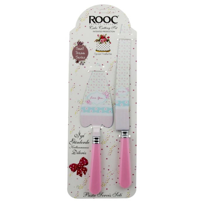 Rooc 2�li Pasta Servis Seti Beyaz