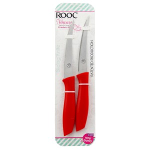 Rooc Harwest 2'li Tırtıklı Bıçak - Kırmızı
