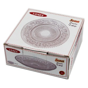 Vidrex Sema 6'lı Cam Pasta Tabağı