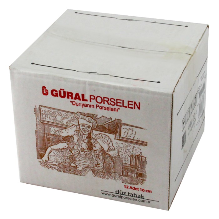 Güral Porselen 12�li Küçük Pasta Tabağı 16cm