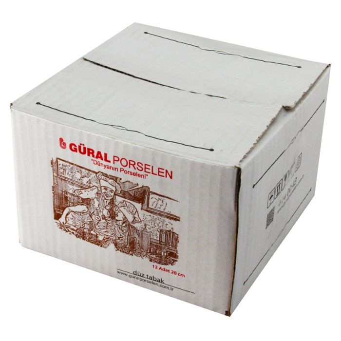 Güral Porselen 12�li Büyük Pasta Tabağı 20cm