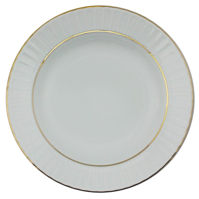 Güral Porselen 12�li Çukur Büyük Yemek Tabağı 22cm