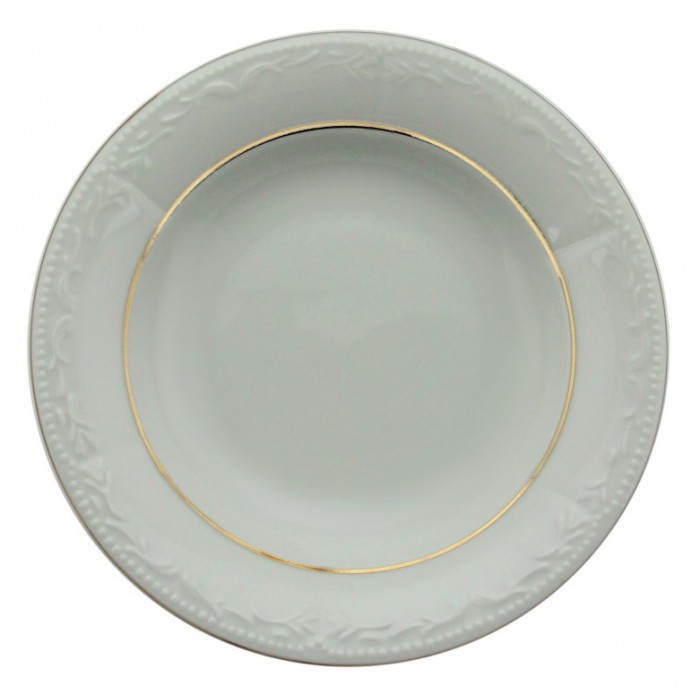 İpek 12�li Porselen Desenli Yemek Tabağı