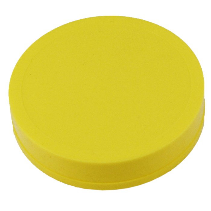 Sarı Etekli Düz Kapak 100 mm