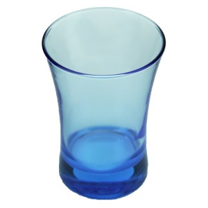 Azur 3'lü Kahve Yanı Su Bardağı Mavi