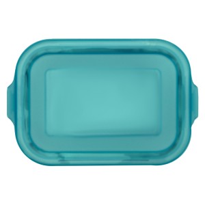 Perotti Kilitli Kapaklı Mini Cam Saklama Kabı Mavi