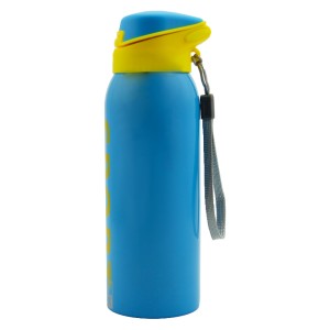 Flask Çelik Renkli Soğuk İçecek Termosu Mavi 350 ML