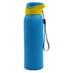 Flask Çelik Renkli Soğuk İçecek Termosu Mavi 500 ML